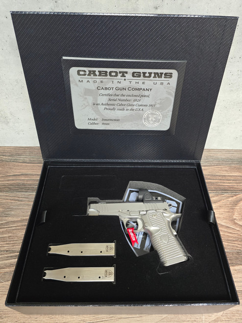Cabot Insurrection 9mm 4.25" Ported w/ Trijicon SRO USED