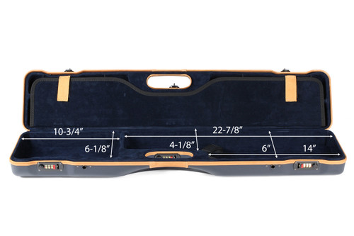 Negrini OU/SXS Deluxe Ultra-Compact Sporter Shotgun Case – 16407LX