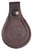 Beretta USA SL0100200085 Barrel Rest Toe Pad Leather Brown 4" x 2.5"