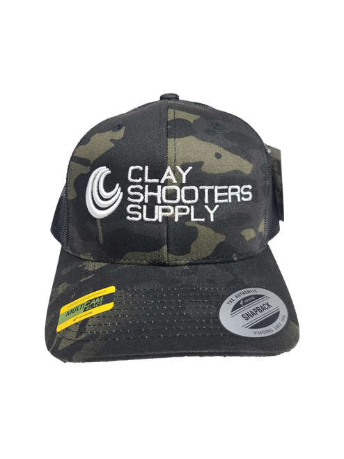 Clay Shooters Supply Flexfit Fan Trucker 14 - Black/Multicam - Adjustable /  - Clay Shooters Supply