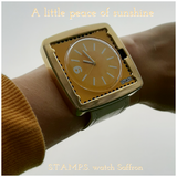 Happy Monday ! It is grey rainy day. No snow, no sun.... Well I have one on my wrist 