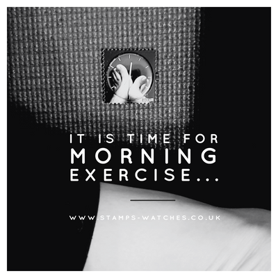 Happy Monday! ❤ It was just perfect Morning and perfect time to take it slow.... Perfect time for streching with perfect s.t.a.m.p.s. watch 