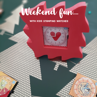 Weekend fun with Kids Stampino watches !!! 