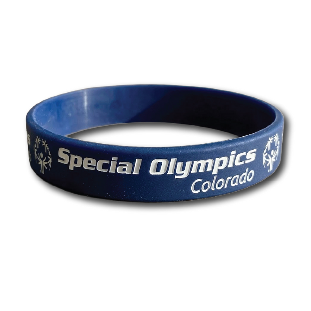 Special Olympics Colorado Silicone Wristband