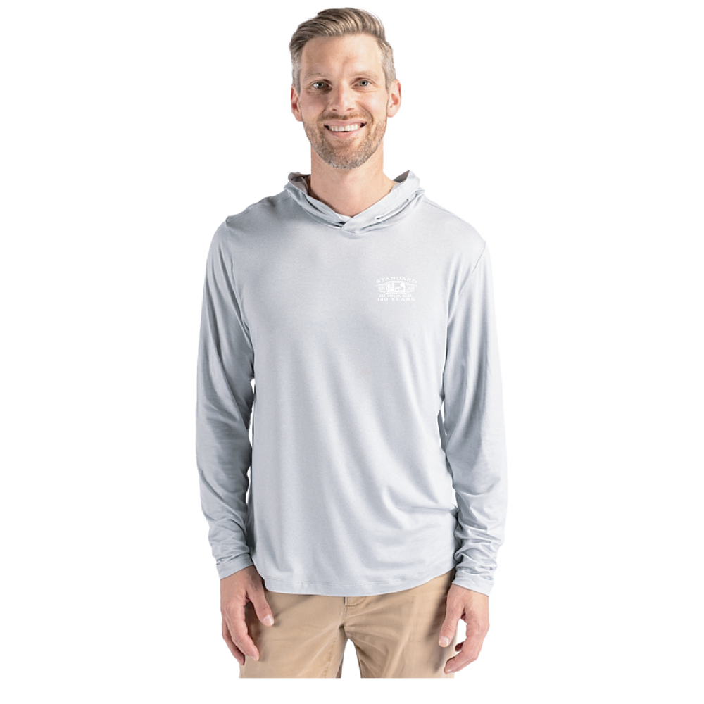 Cutter & Buck, Coastline Recycled Double Peached Mens Hooded Pullover