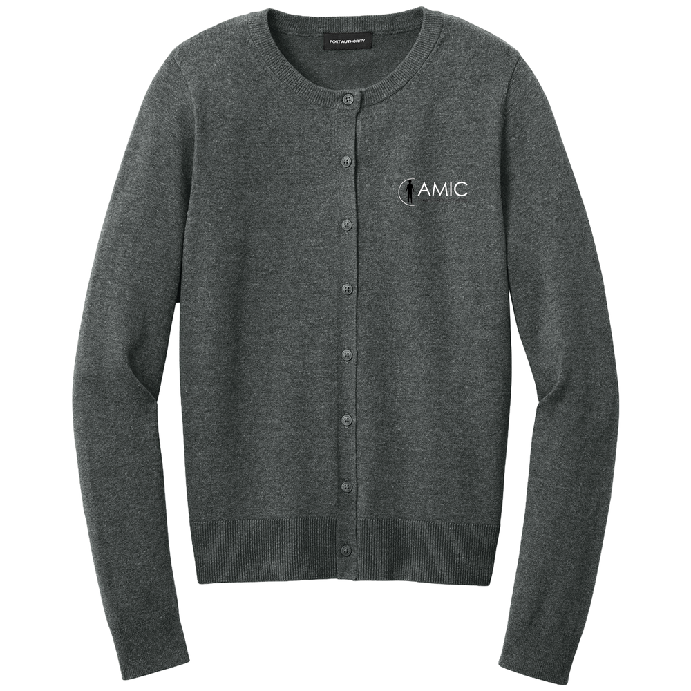 Port Authority Women’s Easy Care Crewneck Cardigan Sweater