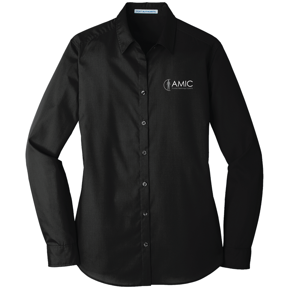 Port Authority Women's Long Sleeve Carefree Poplin Shirt