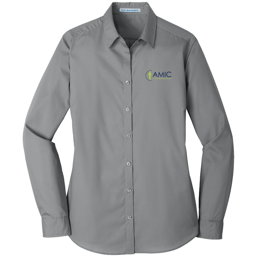 Port Authority Women's Long Sleeve Carefree Poplin Shirt