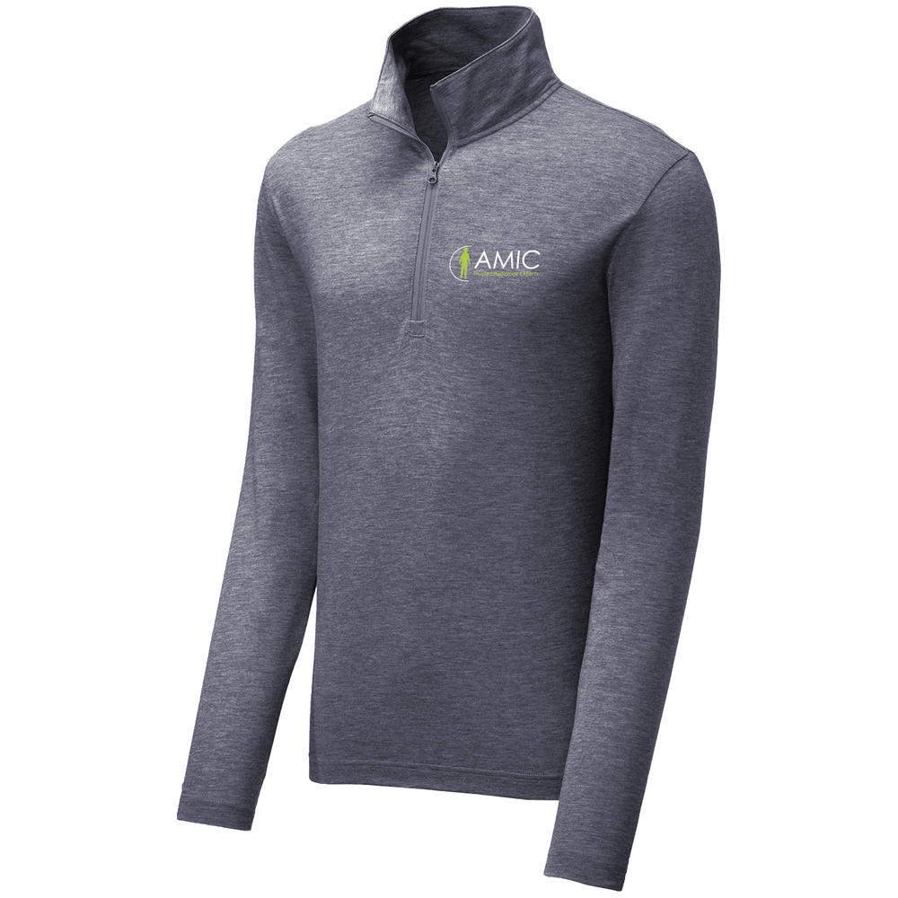 Sport-Tek PosiCharge Tri-Blend Wicking 1/4-Zip Pullover