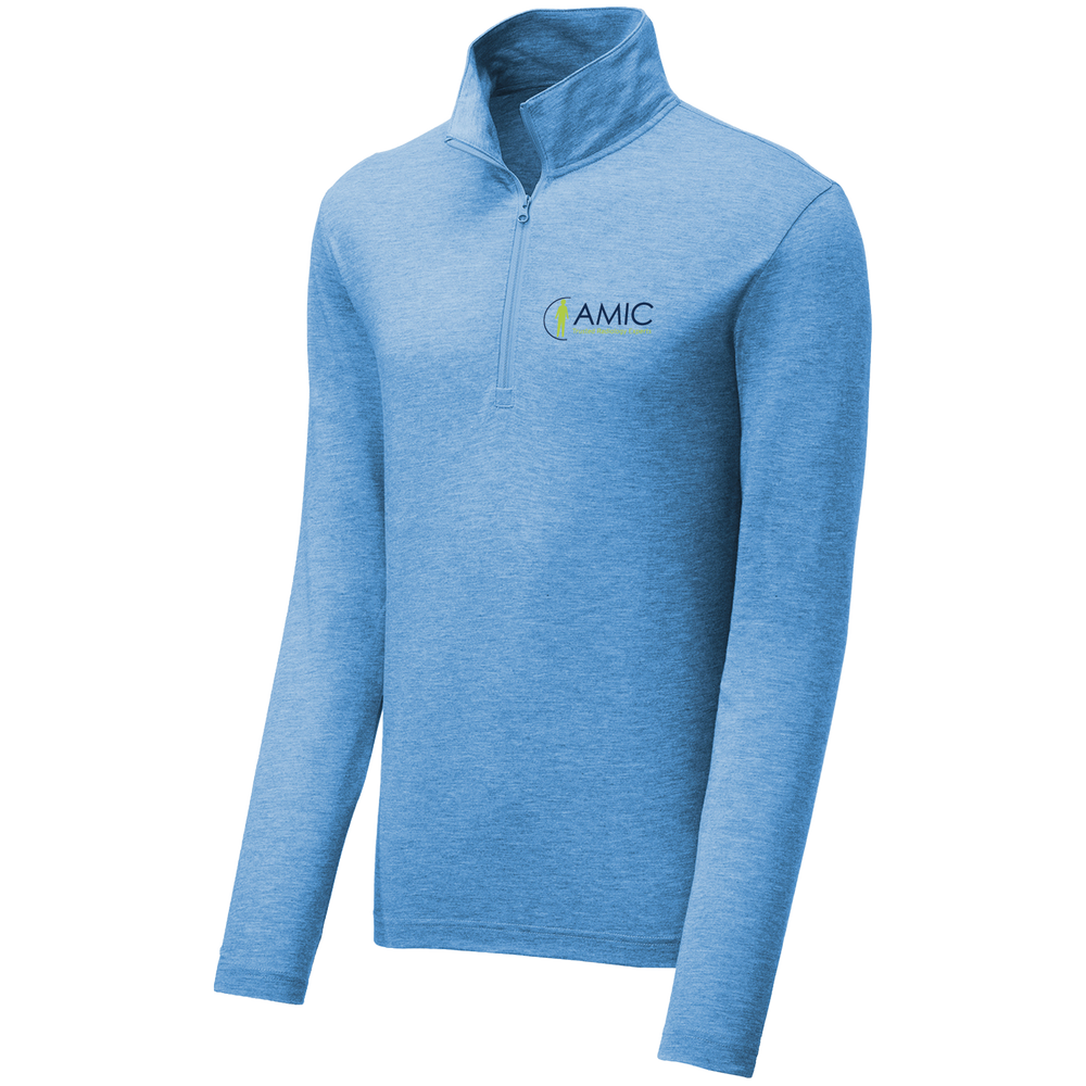 Sport-Tek PosiCharge Tri-Blend Wicking 1/4-Zip Pullover