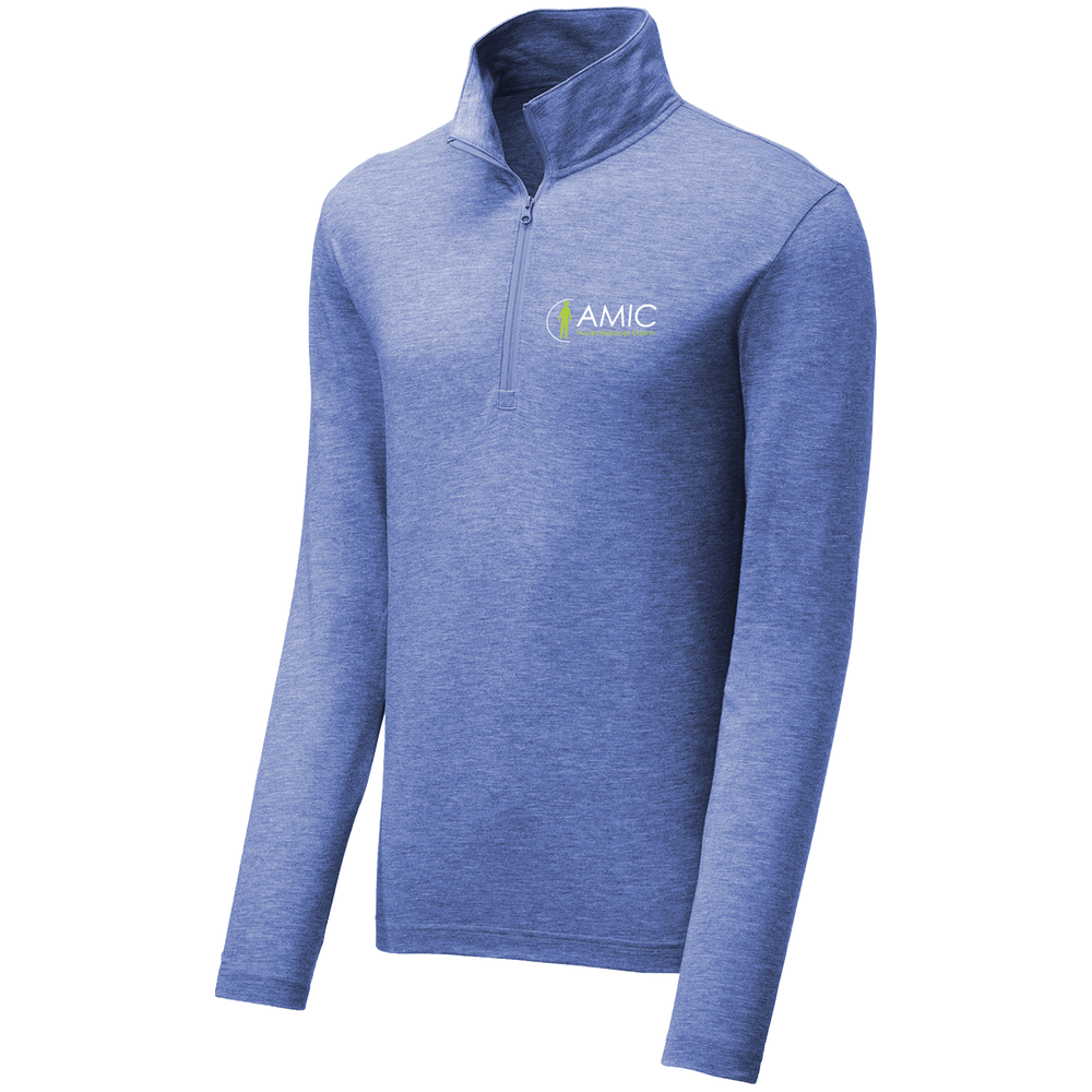 Sport-Tek PosiCharge Tri-Blend Wicking 1/4-Zip Pullover