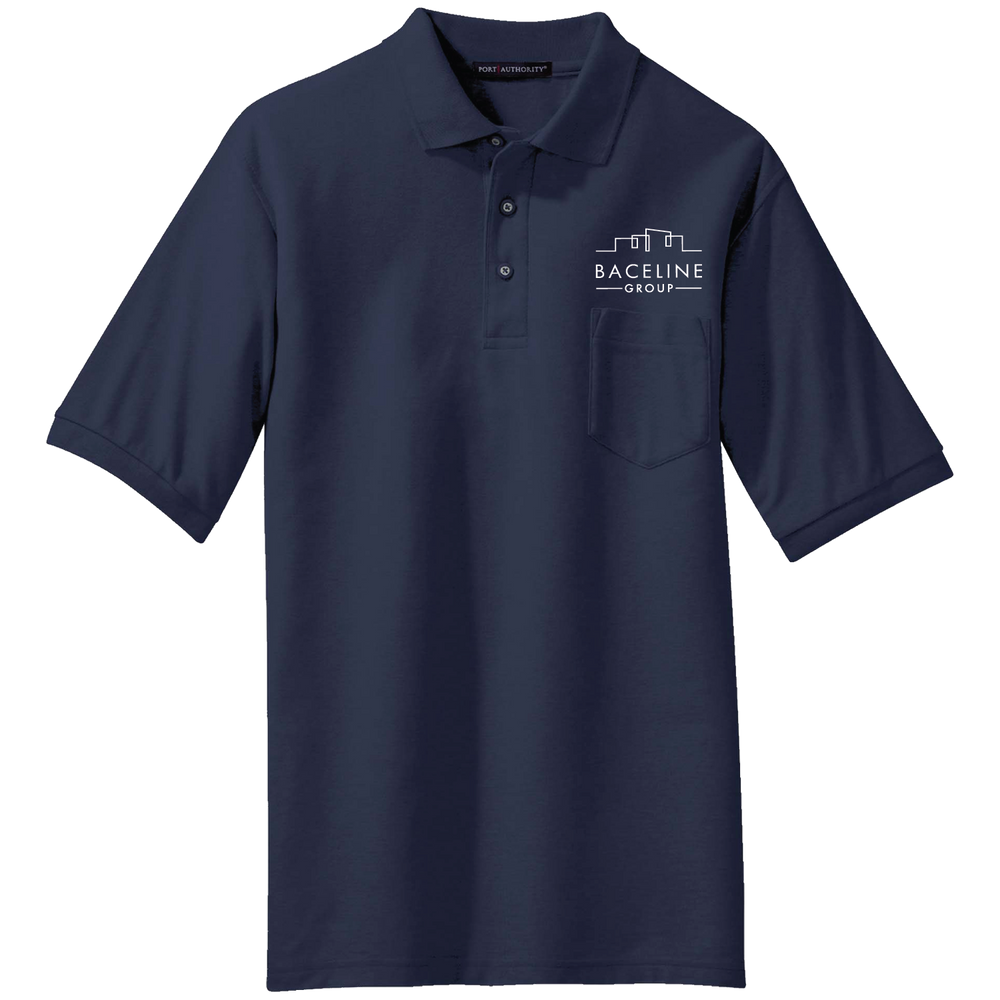 Port Authority Silk Touch Polo with Pocket
