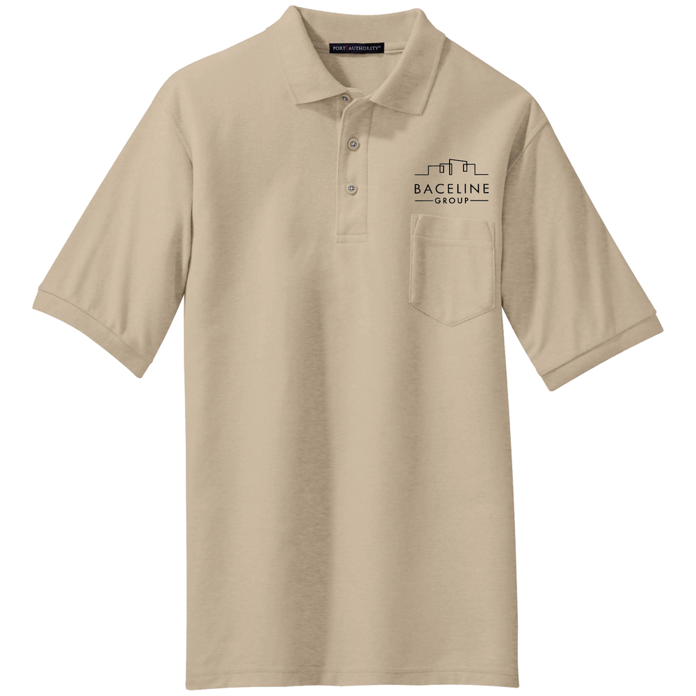 Port Authority Silk Touch Polo with Pocket