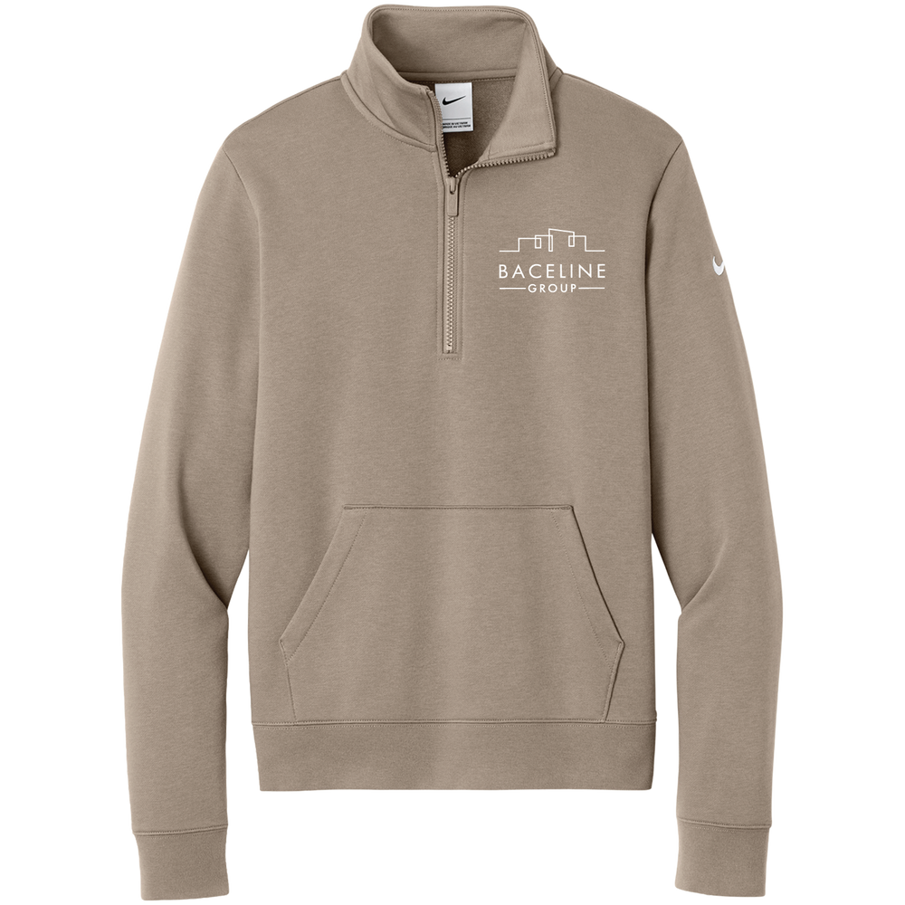 Nike Women's Club Fleece Sleeve Swoosh 1/2-Zip
