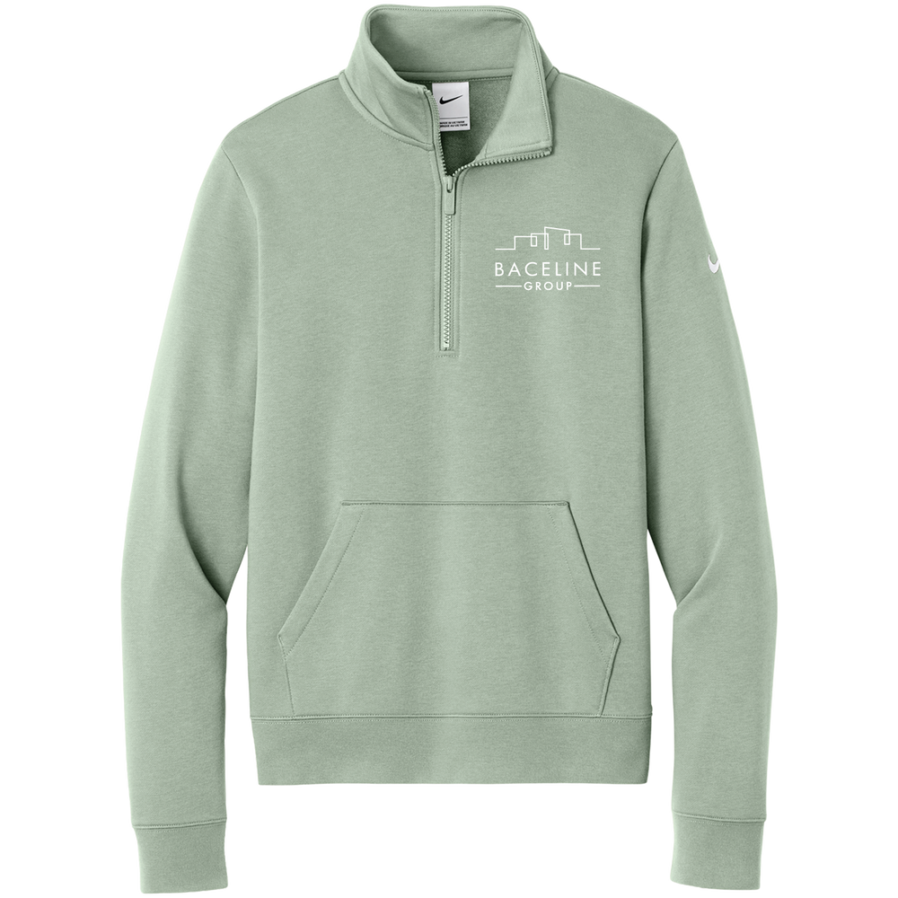 Nike Women's Club Fleece Sleeve Swoosh 1/2-Zip