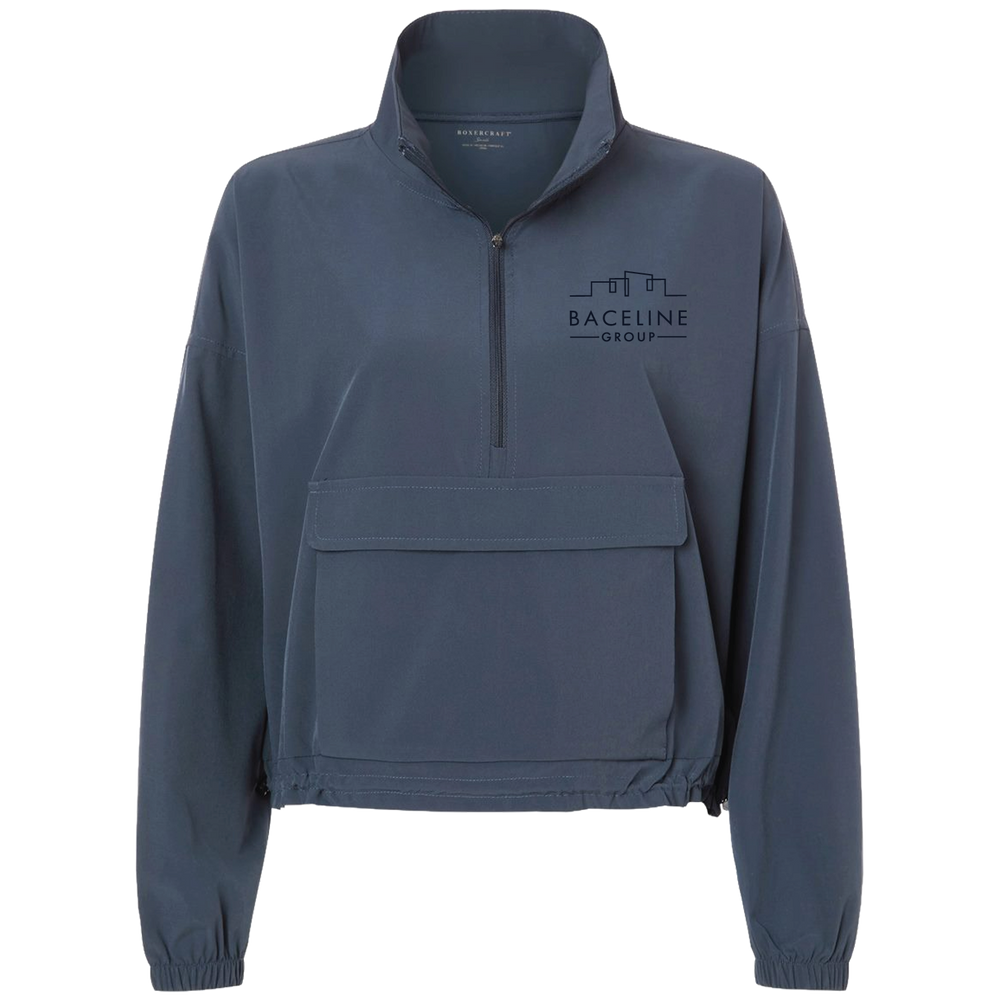 Women's Stretch Woven Quarter-Zip Pullover - BW5204