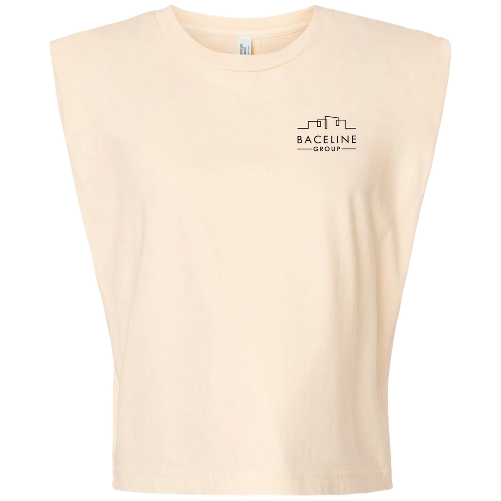 Women's Heavyweight Cotton Garment-Dyed Muscle Tee - American Apparel 307GD