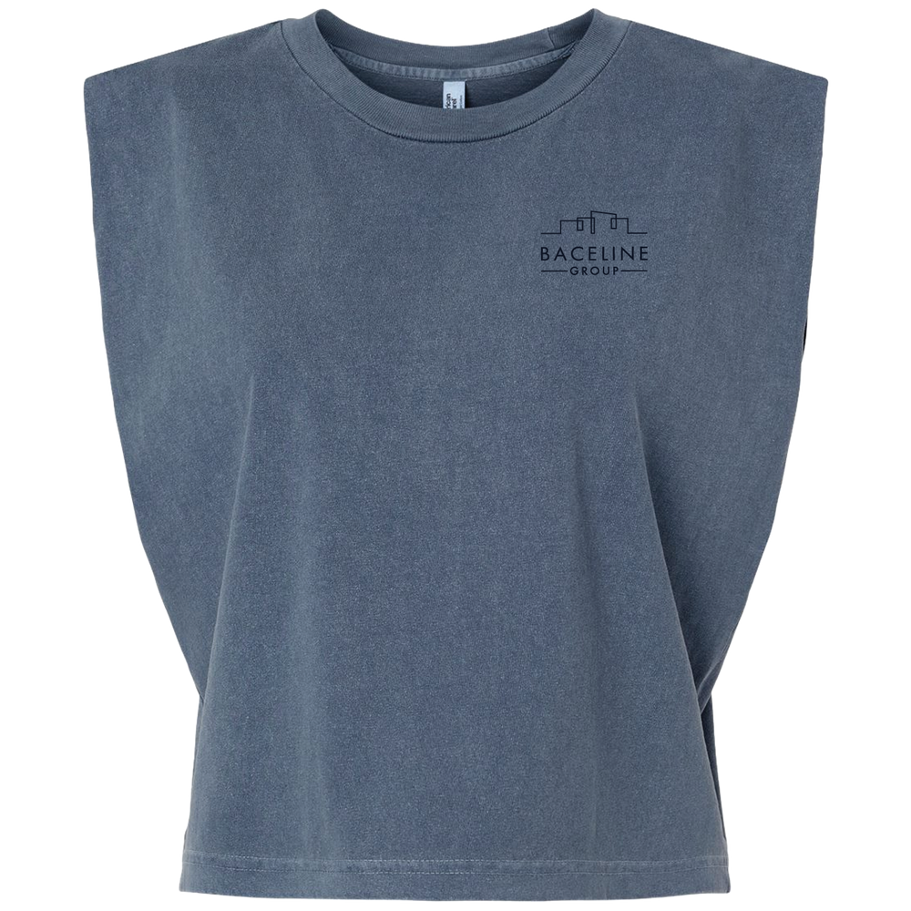 Women's Heavyweight Cotton Garment-Dyed Muscle Tee - American Apparel 307GD
