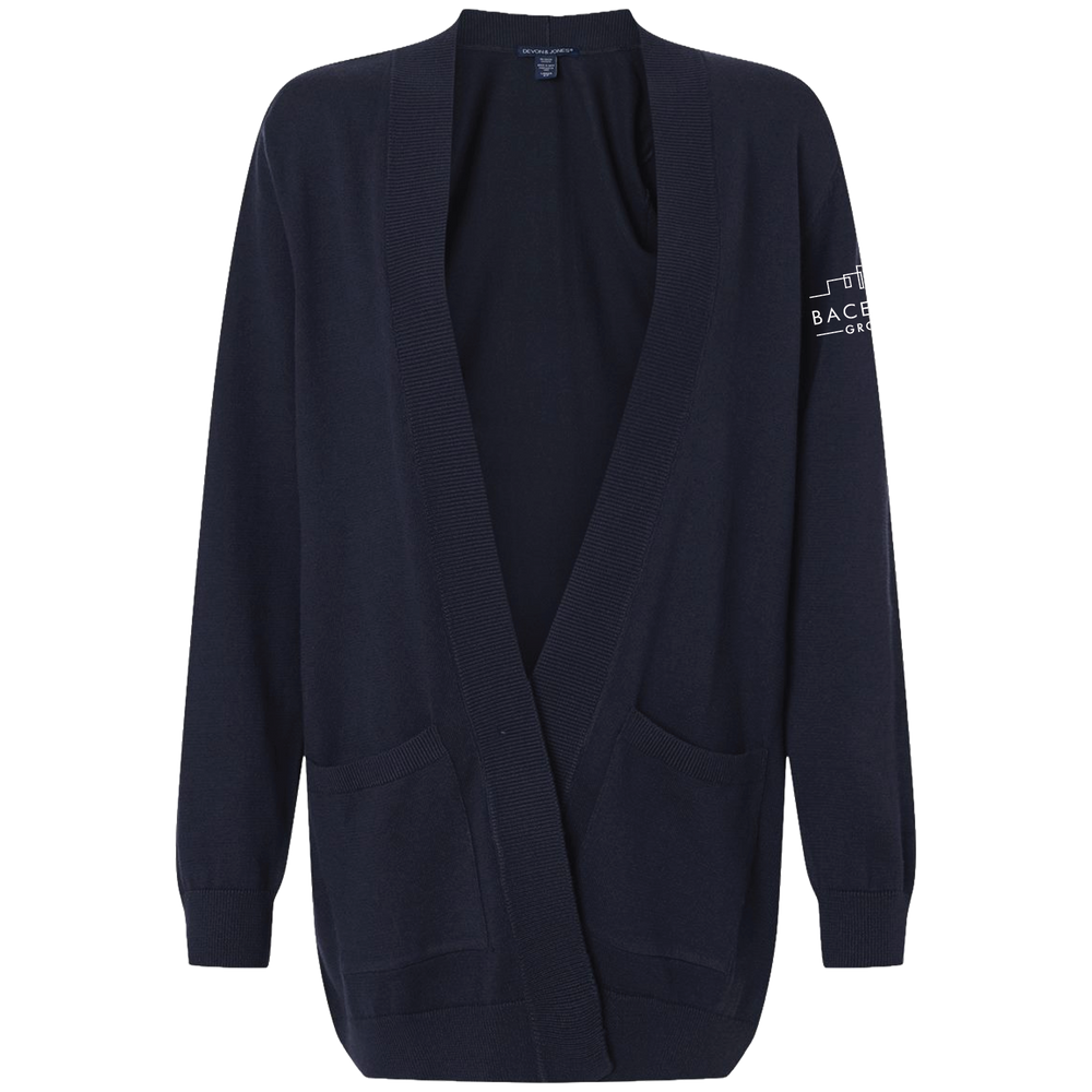 Women's New Classics Open Cardigan Sweater - Devon & Jones DG447W
