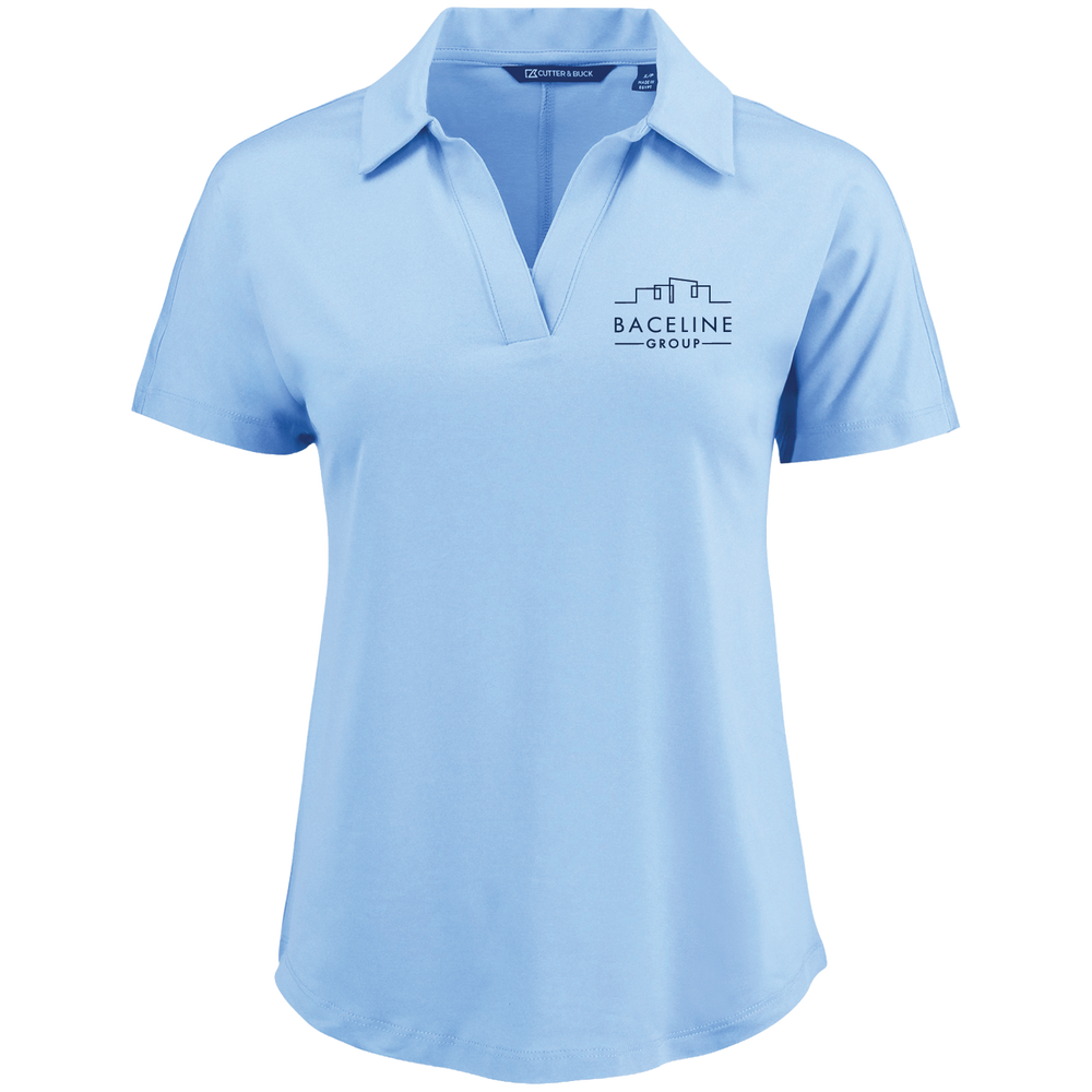 Cutter & Buck Coastline Recycled Double Peached Womens Dolman Polo