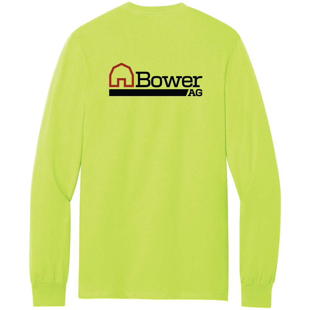 Port & Co. Long Sleeve Essential Pocket Tee