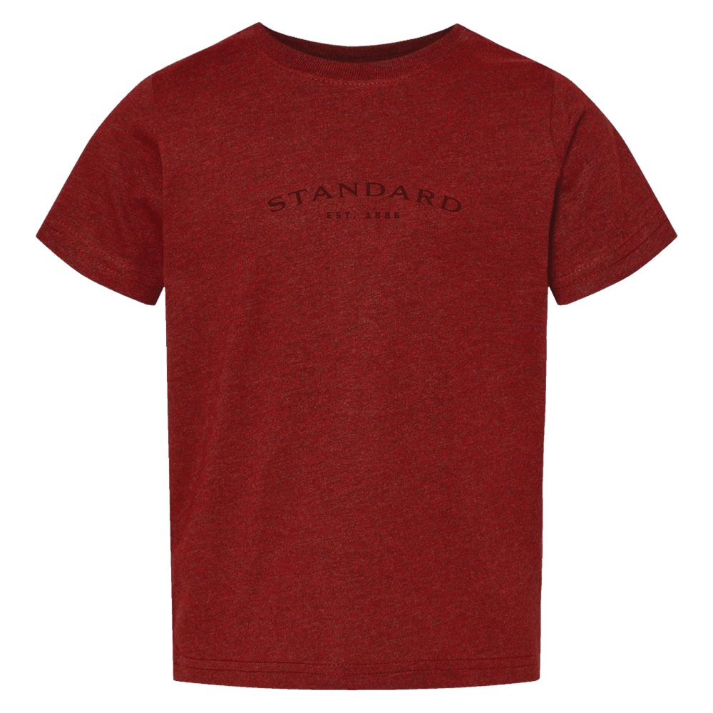 Rabbit Skins, Toddler Fine Jersey Tee- Arc Text