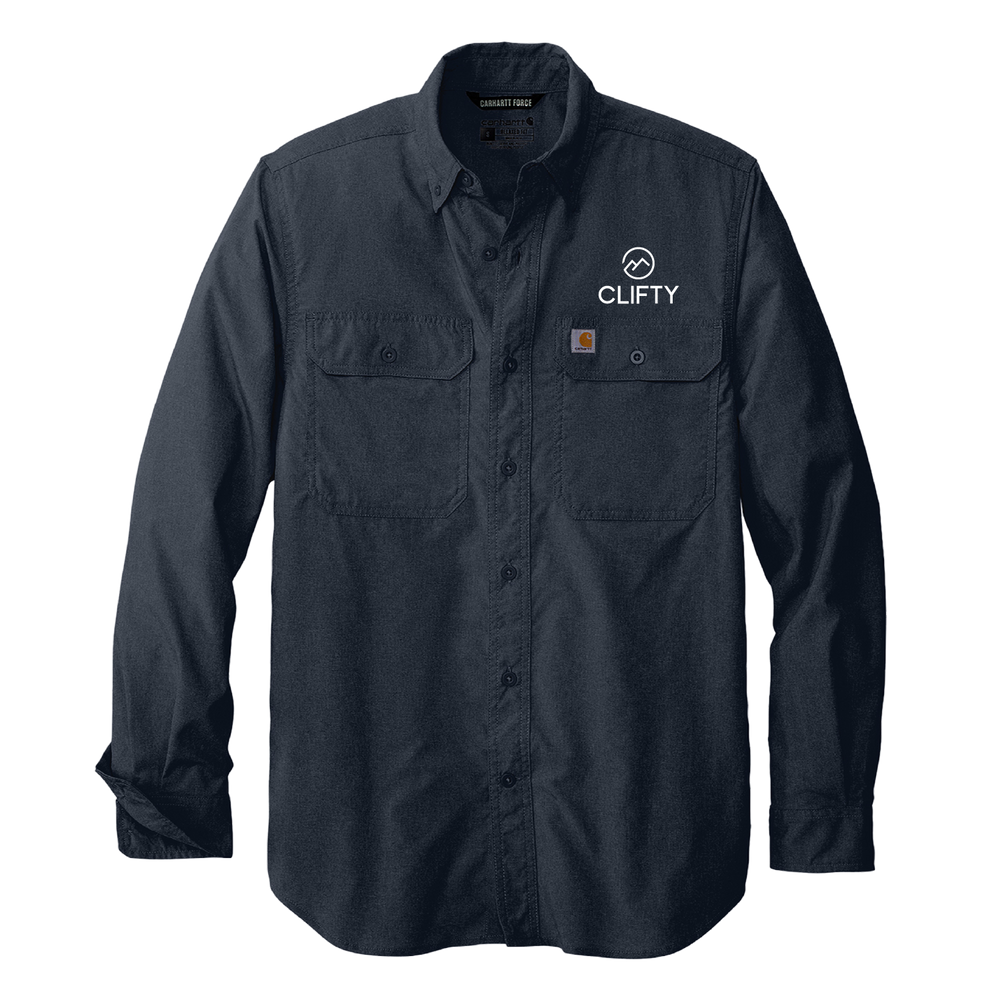 Carhartt--Force Solid Long Sleeve Shirt
