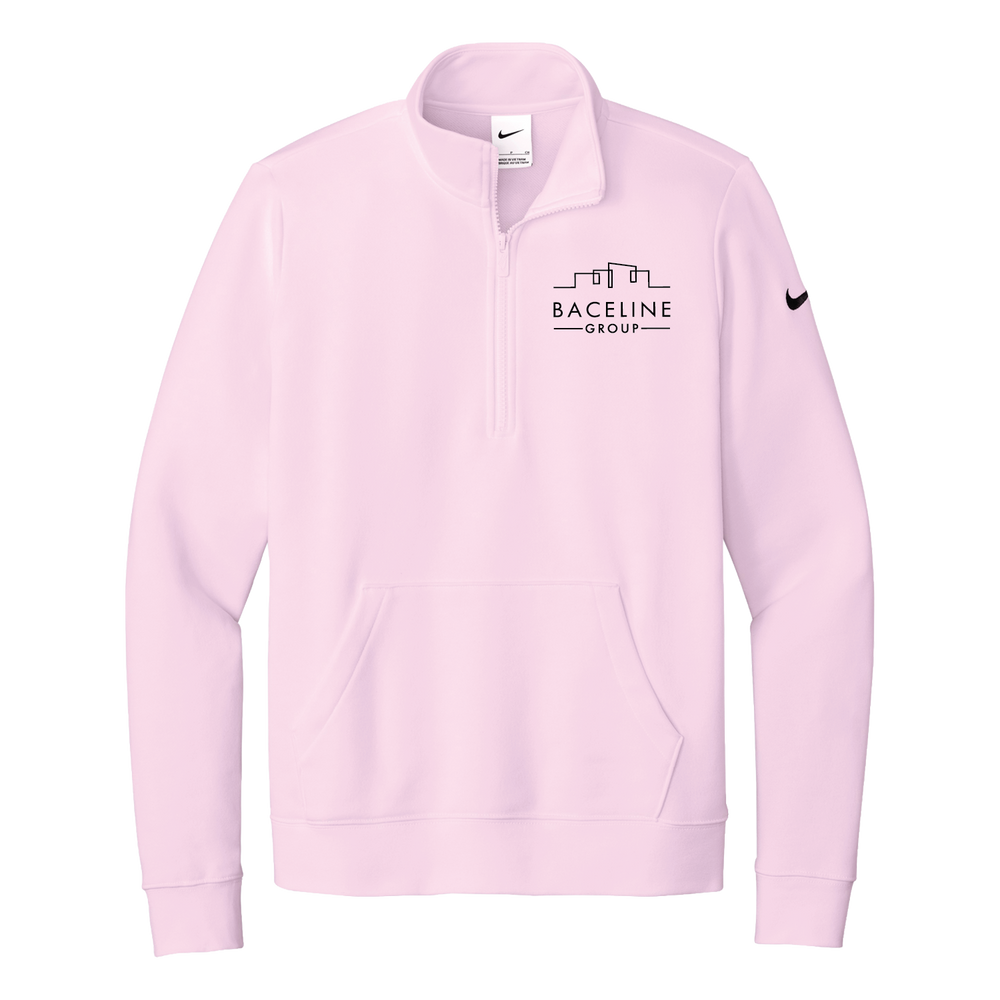 Nike Women's Club Fleece Sleeve Swoosh 1/2-Zip