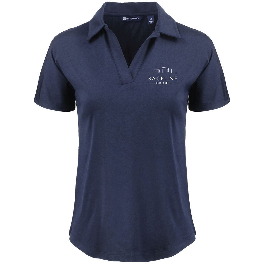 Cutter & Buck Coastline Recycled Double Peached Womens Dolman Polo