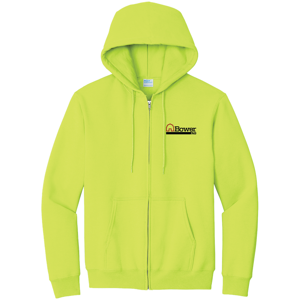 Port & Company. Essential Fleece Full-Zip Hooded Sweatshirt