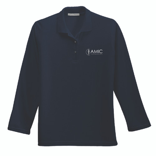 Port Authority Ladies Silk Touch Long Sleeve Polo