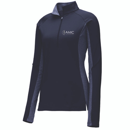 Sport-Tek Ladies Stretch 1/2 Zip Pullover