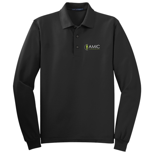 Port Authority Silk Touch Long Sleeve Polo