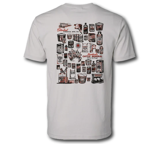 Independent Trading Co, Unisex Lux Heavyweight T-Shirt- Ivory- Collage