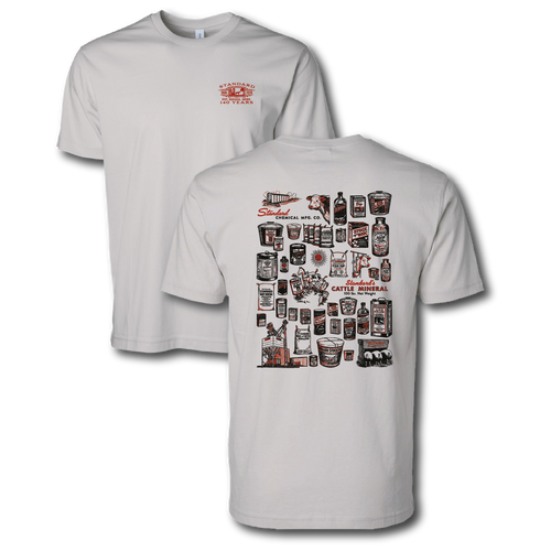 Independent Trading Co, Unisex Lux Heavyweight T-Shirt- Ivory- Collage