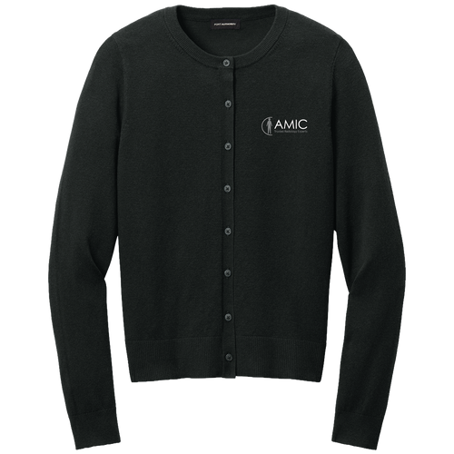 Port Authority Women’s Easy Care Crewneck Cardigan Sweater