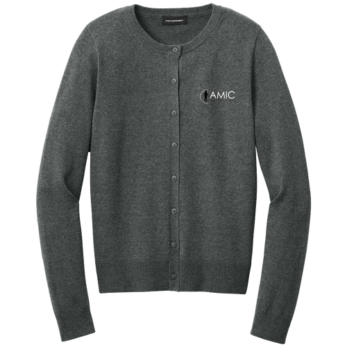 Port Authority Women’s Easy Care Crewneck Cardigan Sweater
