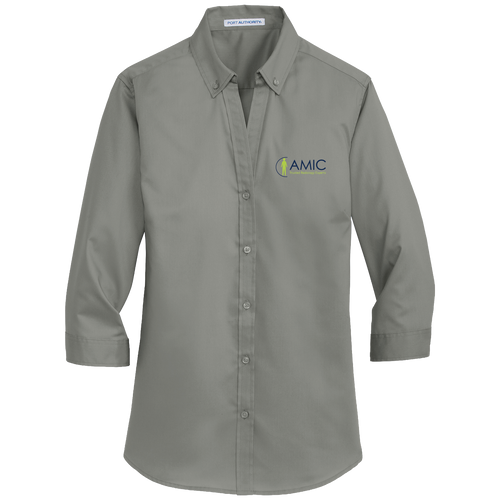 Port Authority Women's 3/4-Sleeve SuperPro Twill Shirt