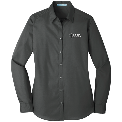 Port Authority Women's Long Sleeve Carefree Poplin Shirt
