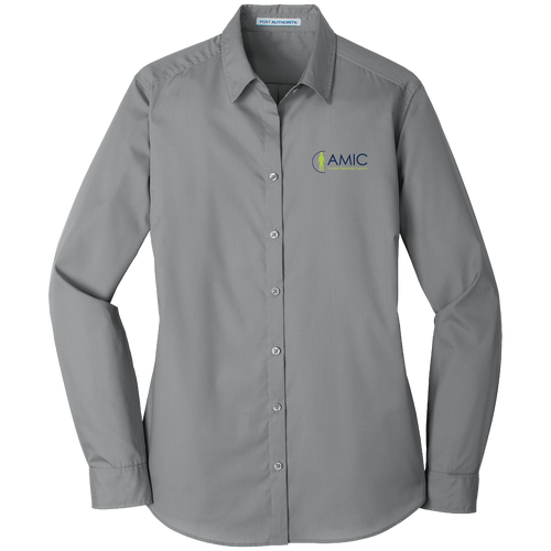 Port Authority Women's Long Sleeve Carefree Poplin Shirt