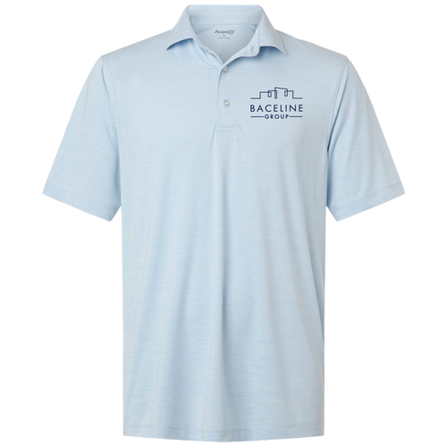 Men's Bohemian Striped Heather Performance Polo - 162