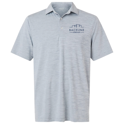 Men's Bohemian Striped Heather Performance Polo - 162