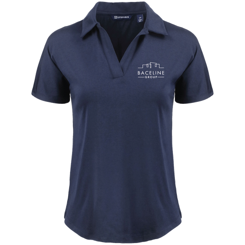 Cutter & Buck Coastline Recycled Double Peached Womens Dolman Polo