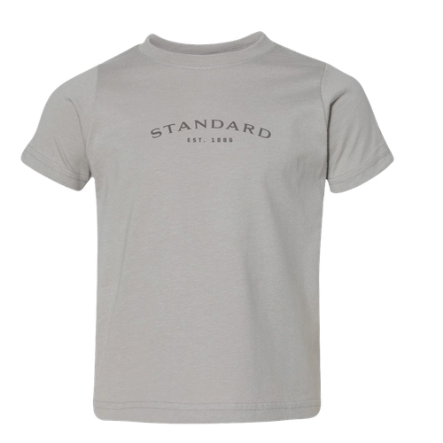 Rabbit Skins, Toddler Fine Jersey Tee- Arc Text