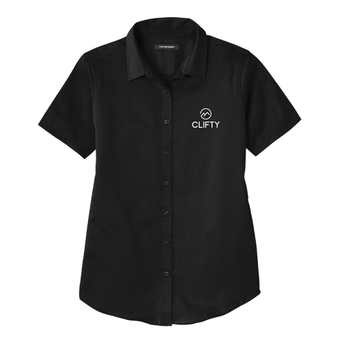 Port Authority--Ladies Short Sleeve SuperPro React Twill Shirt