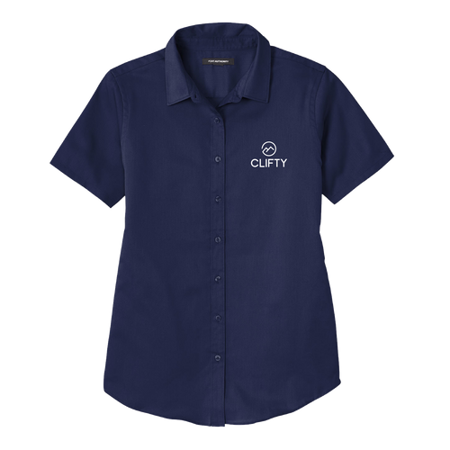 Port Authority--Ladies Short Sleeve SuperPro React Twill Shirt