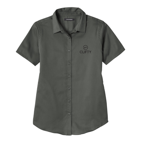 Port Authority--Ladies Short Sleeve SuperPro React Twill Shirt