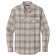 Port Authority--Long Sleeve Ombre Plaid Shirt