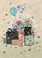 Gifts & Balloons Birthday Card
