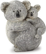 Koala and Baby Pudgy Pals, 8.5"H